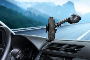 Braders Uchwyt automatyczny z ładowaniem indukcyjnym Qi 15W + końcówki magnetyczne 15