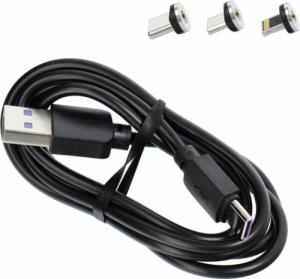 Braders Uchwyt automatyczny z ładowaniem indukcyjnym Qi 15W + końcówki magnetyczne 8