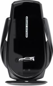 Braders Automatyczny Uchwyt Samochodowy z ładowarką bezprzewodową Qi 15W do kratki 3