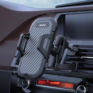 Dudao Uchwyt Samochodowy Zaciskowy Do Telefonu Do Kratki Nawiewu Czarny (TGF1S) 2