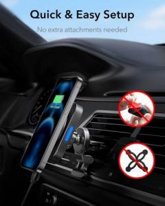 ESR Uchwyt Magnetyczny ESR Halolock Magnetic Magsafe Vent Car Mount Black 6