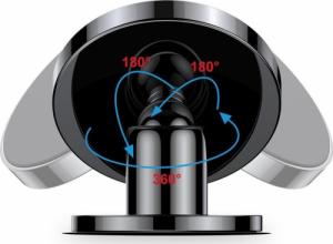 Joyroom Uchwyt Magnetyczny Samoprzylepny na deskę rozdzielczą czarny (JR-ZS261) 4