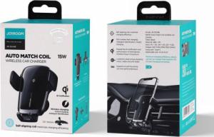 Joyroom Elektroniczny uchwyt samochodowy do telefonu z ładowarką bezprzewodową 12