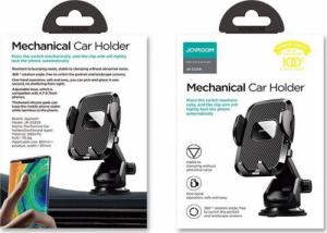 Joyroom Uchwyt Samochodowy Na Telefon z Teleskopowym Wysuwanym Ramieniem na Deskę Rozdzielczą i Szybę Czarny 8