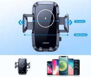 Joyroom Uchwyt Samochodowy z Przyssawką z Ładowarką Bezprzewodową Joyroom JR-ZS241 Black 2