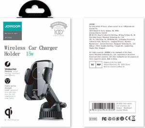 Joyroom Uchwyt Samochodowy z Przyssawką z Ładowarką Bezprzewodową Joyroom JR-ZS241 Black 8