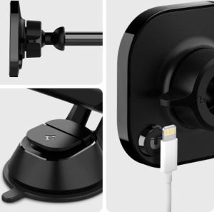 Spigen Uchwyt Magnetyczny Spigen Magnetic Magsafe Dashboard Car Mount Black 7