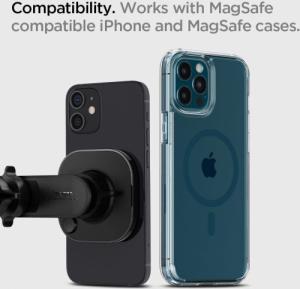 Spigen Uchwyt Samochodowy Magnetyczny Spigen Magsafe Vent Car Mount Black 2