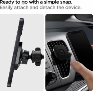 Spigen Uchwyt Samochodowy Magnetyczny Spigen Magsafe Vent Car Mount Black 7