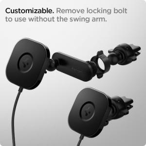 Spigen Magnetyczny uchwyt Spigen ITS12W Onetap Magnetic Magsafe 7.5W Black 14