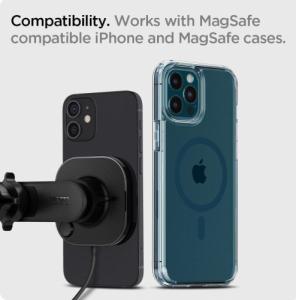 Spigen Magnetyczny uchwyt Spigen ITS12W Onetap Magnetic Magsafe 7.5W Black 9