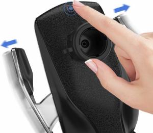 Tech-Protect Uchwyt samochodowy R2 z wbudowaną ładowarką indukcyjną Srebrny 5