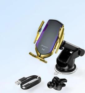 Tech-Protect Uchwyt samochodowy R2 z wbudowaną ładowarką indukcyjną Srebrny 8