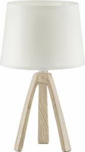 Lampa stołowa Domotti Lampka stojąca Ilumi 18 x 18 x 31 cm kremowa DOMOTTI 1