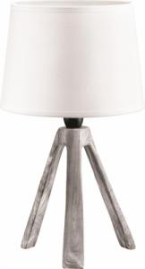 Lampa stołowa Domotti Lampka stojąca Ilumi 18 x 18 x 31 cm szara DOMOTTI 1