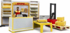 Figurka Bruder Bruder bworld DHL parcel shop, play building 2