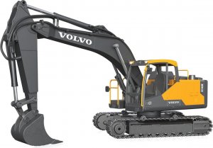 Jamara Koparka Volvo EC160E Metal 1:16 z chwytakiem i młotem wyburzeniowym 5