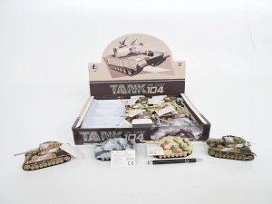 Hipo Czołg 14cm 4 kolory XG879/104 p12 mix cena za 1 szt 1