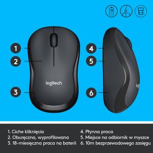 Mysz Logitech M220 Silent (910-004878) 6