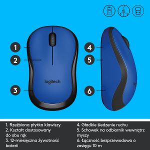 Mysz Logitech M220 (910-004879) 6