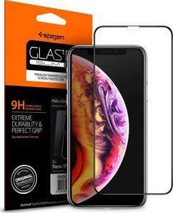 Spigen Szkło Hartowane Spigen Glass Fc do iPhone 11 Pro / XS / X Black 1