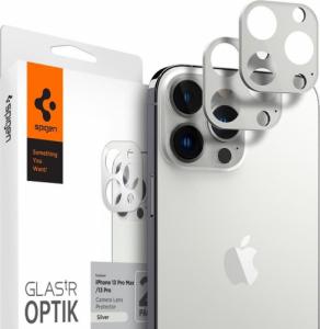 Spigen Osłona Aparatu Spigen Optik.tr 2x do iPhone 13 Pro / 13 Pro Max Silver 1