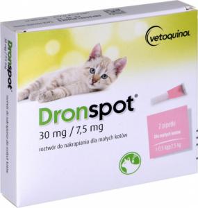 VETOQUINOL Vetoquinol Dronspot krople odrobaczające kot <2,5kg 1