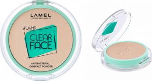 Lamel OhMy Clear Face Puder kompaktowy antybakteryjny nr 401 6g 1