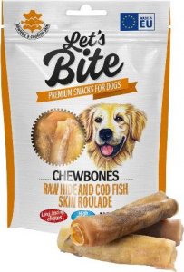 Brit BRIT LET'S BITE DOG CHEWBONES RAW HIDE and COD FISH SKIN 135G 111975 1