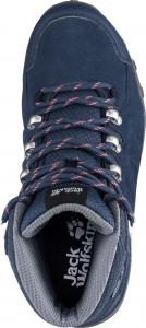 Buty trekkingowe damskie Jack Wolfskin Refugio Texapore Mid granatowe r. 38 5