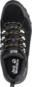 Buty trekkingowe męskie Jack Wolfskin Refugio Texapore Low czarne r. 43 5