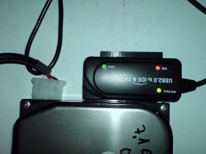 PremiumCord PremiumCord USB 2.0 - IDE + SATA adapter s kabelem a pridavnym zdrojem - 296010320999 4