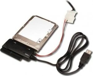 PremiumCord PremiumCord USB 2.0 - IDE + SATA adapter s kabelem a pridavnym zdrojem - 296010320999 9