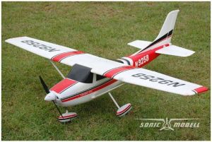Samolot zdalnie sterowany Sonic-Modell Cessna 182 SkyLane V1 2.4GHz RTF (rozpiętość 140cm, klasa 500, silnik bezszczotkowy, regulator 30A) (SM/3356) 2