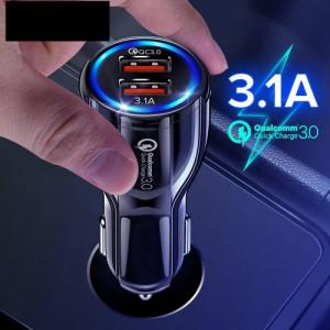 Ładowarka Baseus Ładowarka samochodowa 3,1A 2xUSB Quick Charge 3.0 12