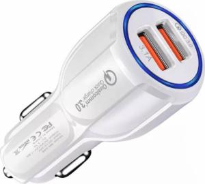 Ładowarka Baseus Ładowarka samochodowa 3,1A 2xUSB Quick Charge 3.0 4