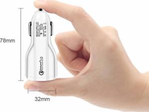 Ładowarka Baseus Ładowarka samochodowa 3,1A 2xUSB Quick Charge 3.0 6