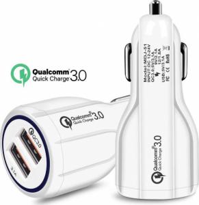 Ładowarka Baseus Ładowarka samochodowa 3,1A 2xUSB Quick Charge 3.0 10