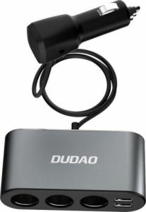 Ładowarka Baseus Ładowarka samochodowa Dudao 2x USB / 3x rozdzielacz gniazda zapalniczki czarny 4