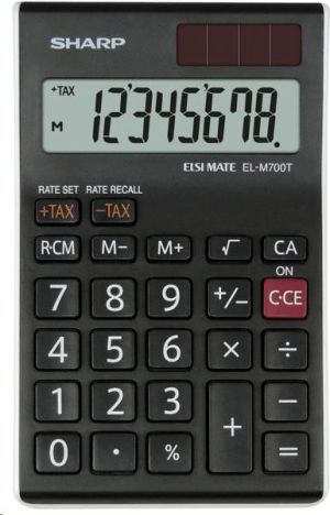 Kalkulator Sharp EL-M700TWH 1
