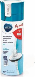 Brita Fill & Go niebieska 0.6l + 4 wkłady filtrujące 2