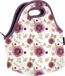 Disney DISNEY Torba neoprenowa na lunch Minnie Flowers White 35257 1