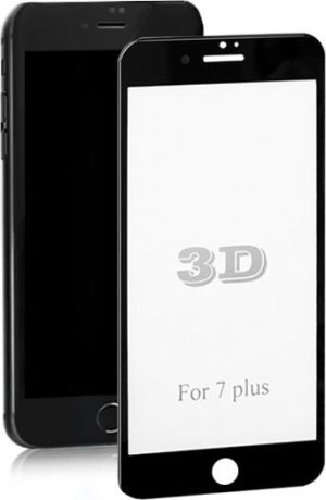 Qoltec Hartowane szkło ochronne Premium do iPhone 7 PLUS czarne (51416) 1