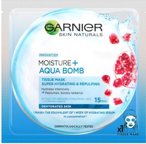 Garnier Skin Naturals Moisture+ Aqua Bomb wygładzająca maseczka do twarzy 32g 1