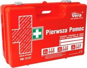 Vera Przemysłowa apteczka pierwszej pomocy TOP 20 DIN13157 w walizce z tworzywa ABS 1