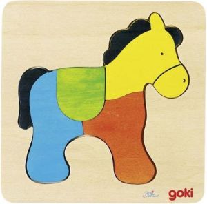 Goki Puzzle koń, 4 el. (57822) 1