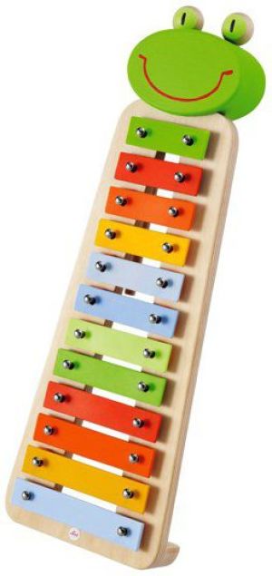 Sevi Kolorowy, drewniany ksylofon z żabką (82539) 1