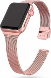 Tech-Protect Bransoleta Thin Milanese do Apple Watch 4 / 5 / 6 / 7 / SE (38 / 40 / 41 mm) Rose Gold 1