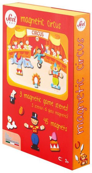 Sevi Magnetyczna książka, Cyrk, 45 el. (82844) 4