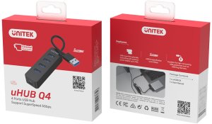 HUB USB Unitek 4x USB-A 3.1 Gen1 (H1117A) 10